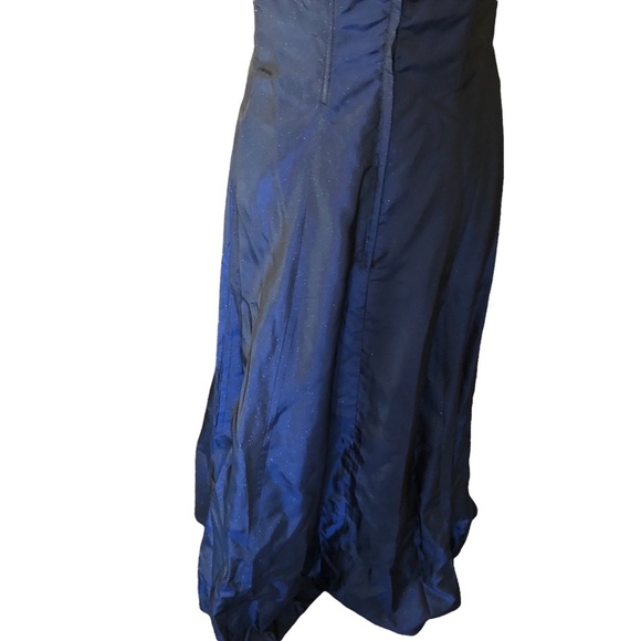 Jessica McClintox For Gunne Sax Sparkly Strapless Prom Dress - Picture 10 of 16